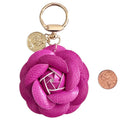 Fuchsia Rose Bag Charm