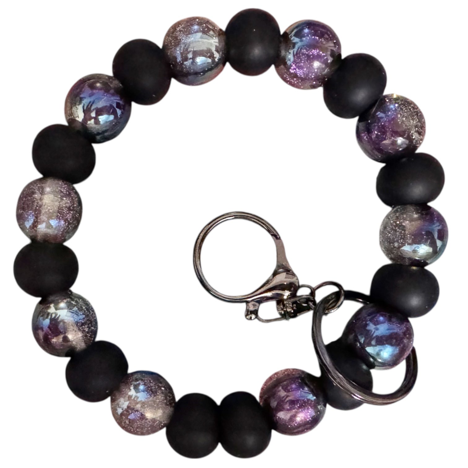 Black Galaxy Keyring