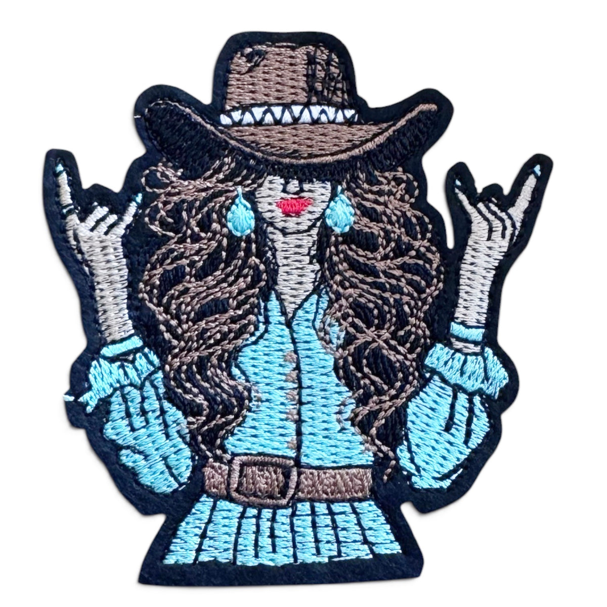Embroidered Iron On Patch - Cool Girl
