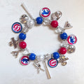Chicago Cubs Charm Bracelet