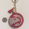 Hawks Rhinestone Keychain