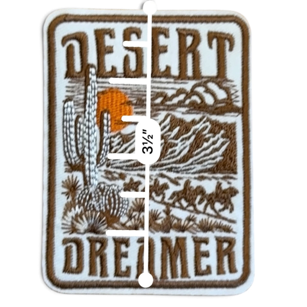 Embroidered Iron On Patch - Desert Dreamer
