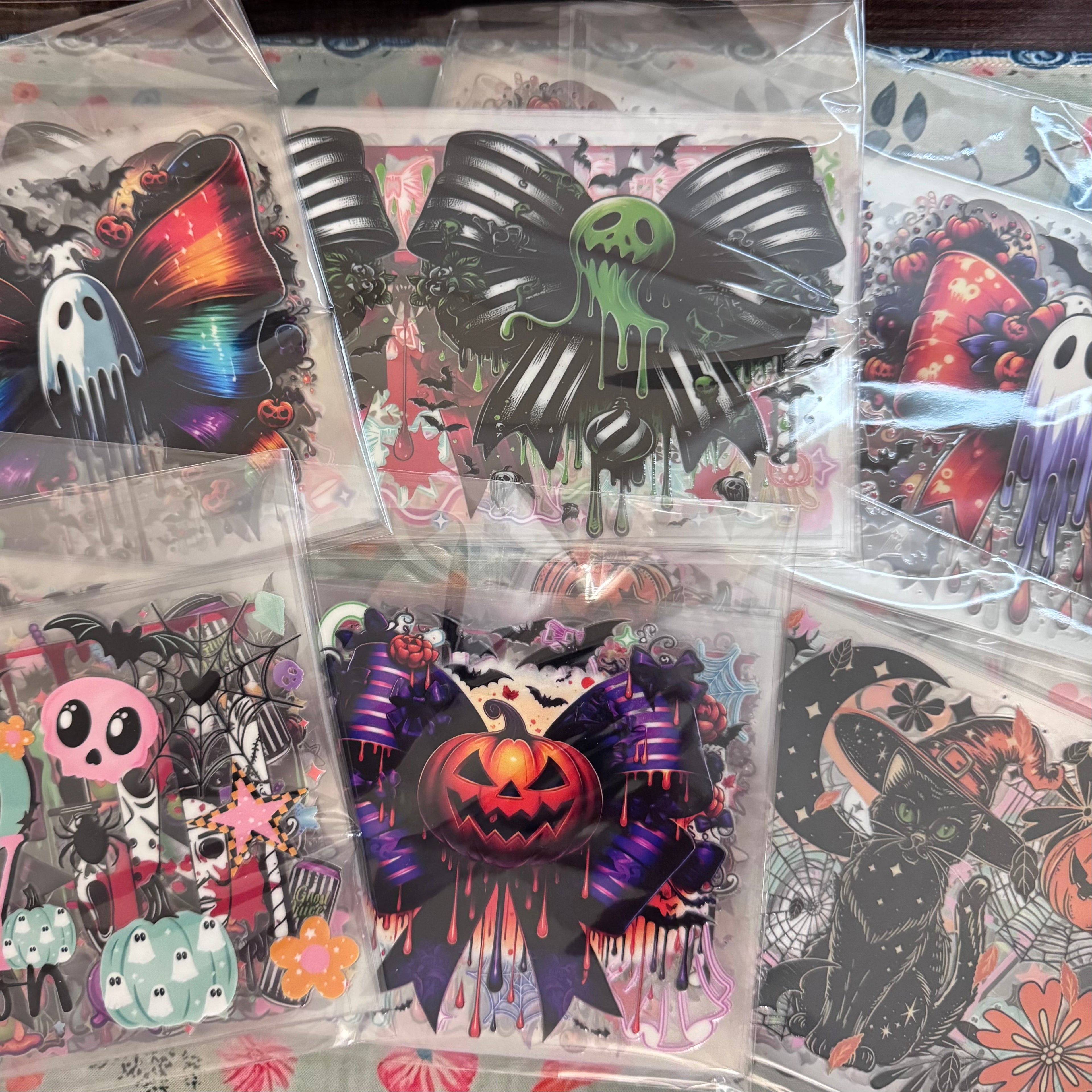 Spooky UVDTF Cup Wrap Mystery Bundle