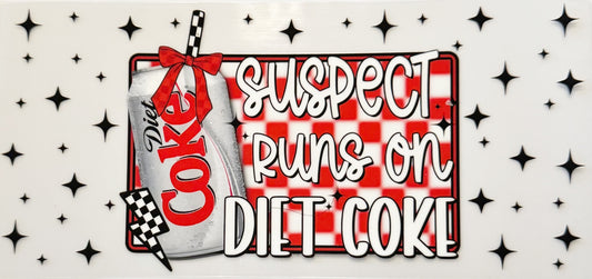 Suspect Runs On Diet Coke