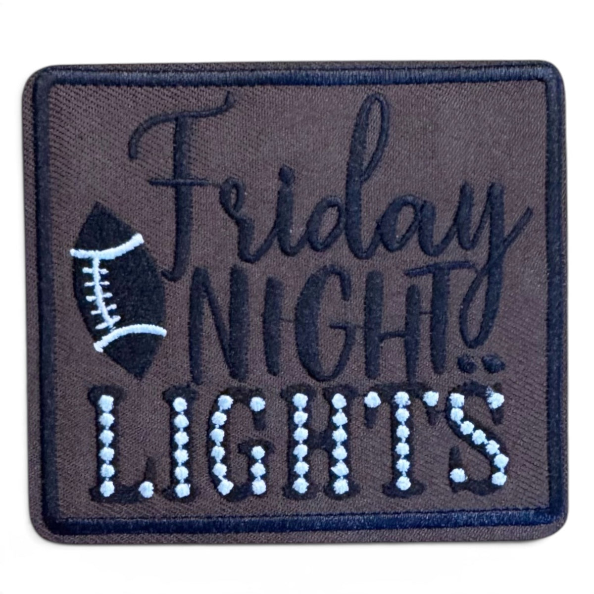 Embroidered Iron On Patch - Friday Night Lights