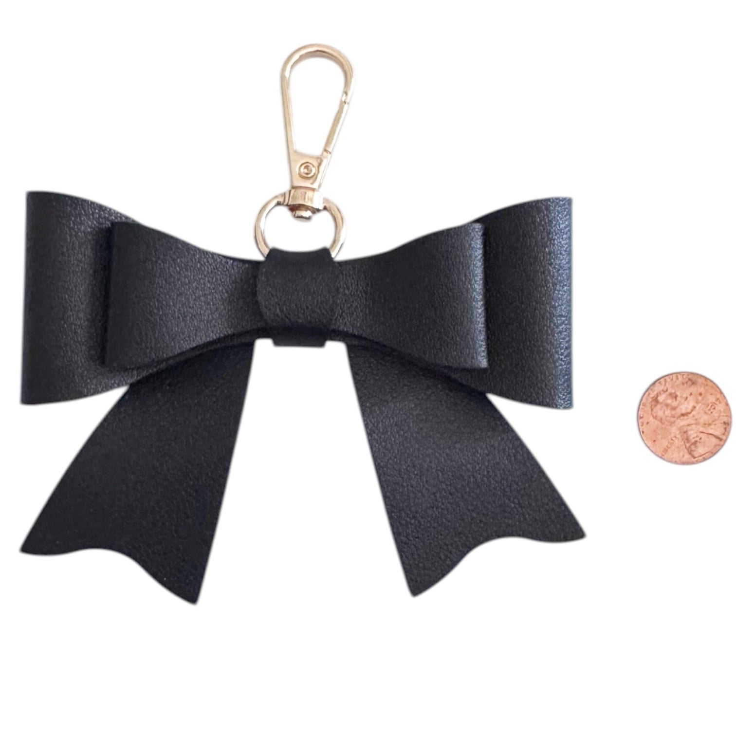 Black Bow Bag Charm