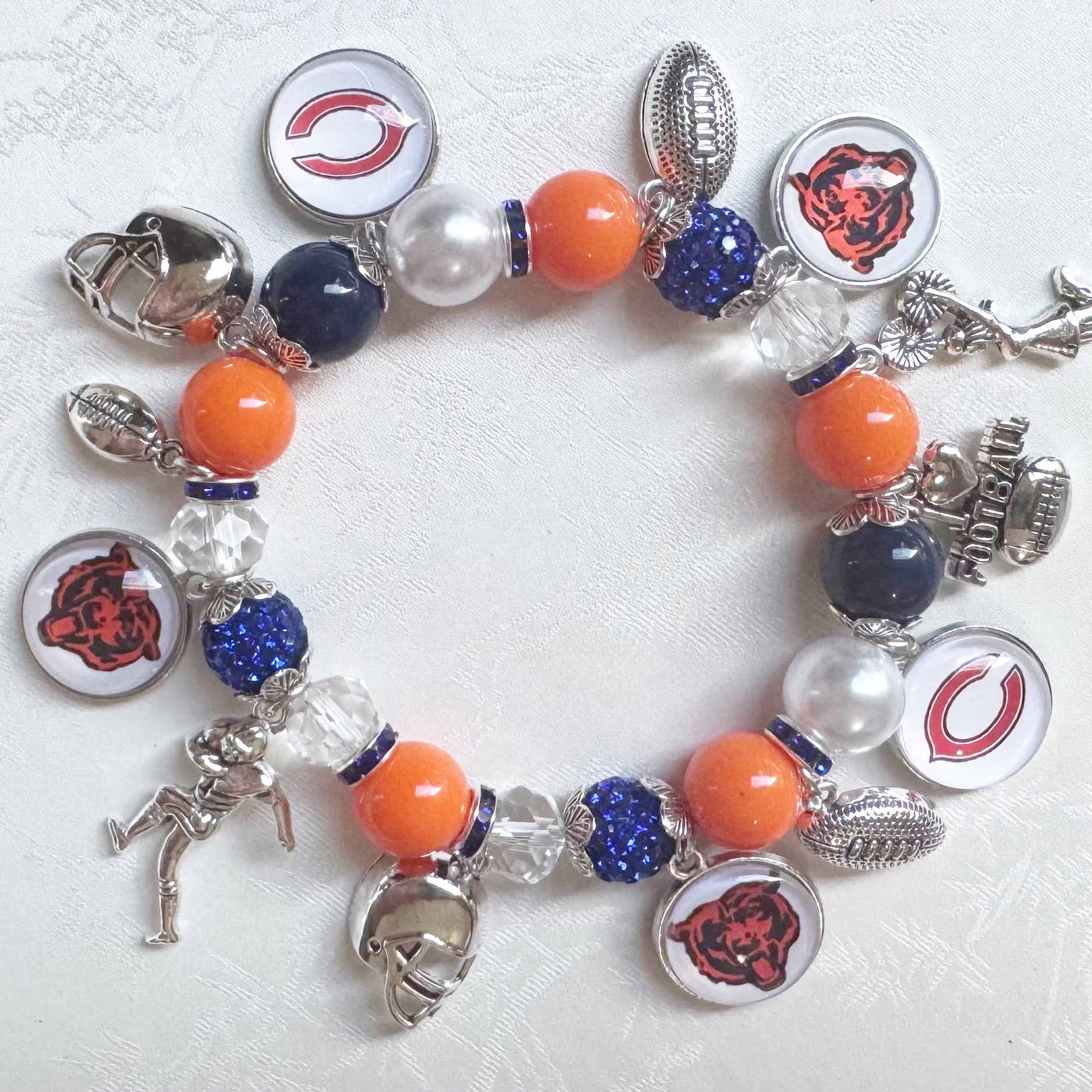 Chicago Bears Charm Bracelet