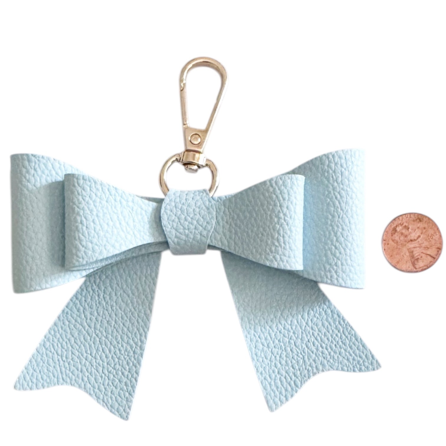Blue Bow Bag Charm