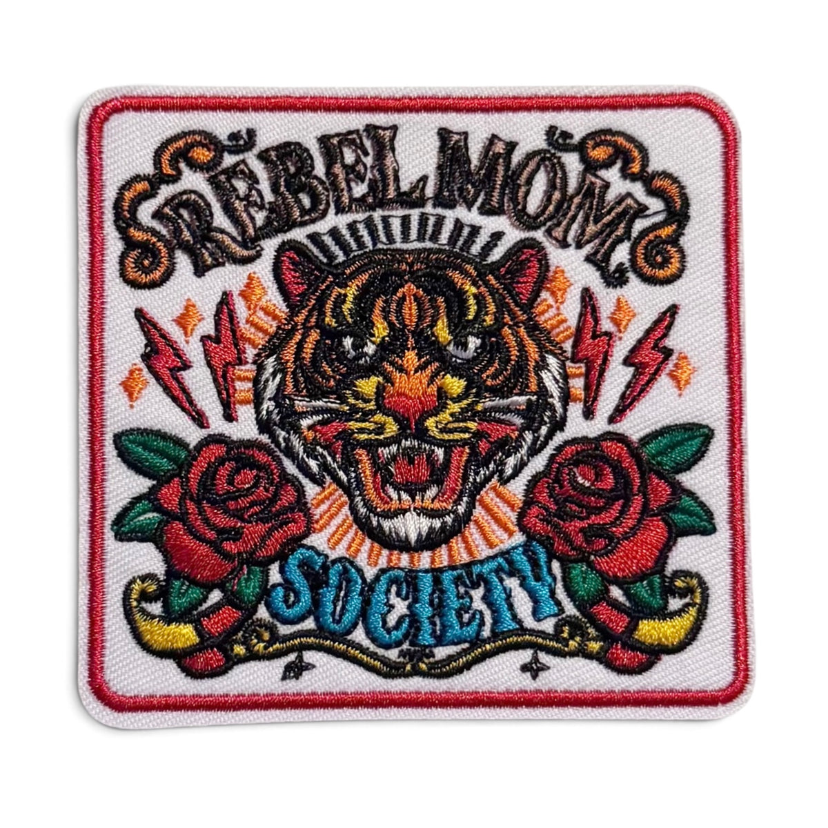 Embroidered Iron On Patch - Rebel Mom Society