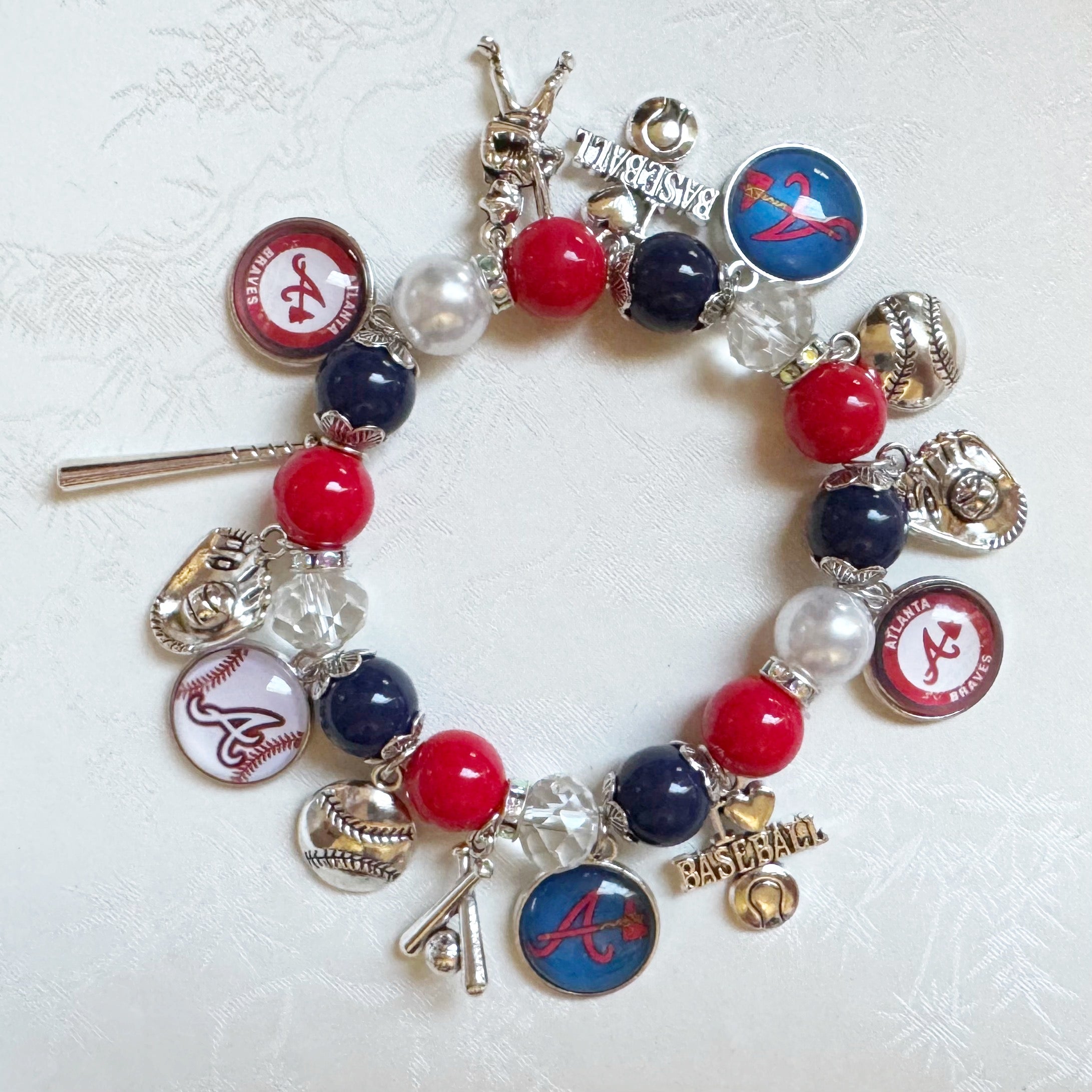 Atlanta Braves Charm Bracelet