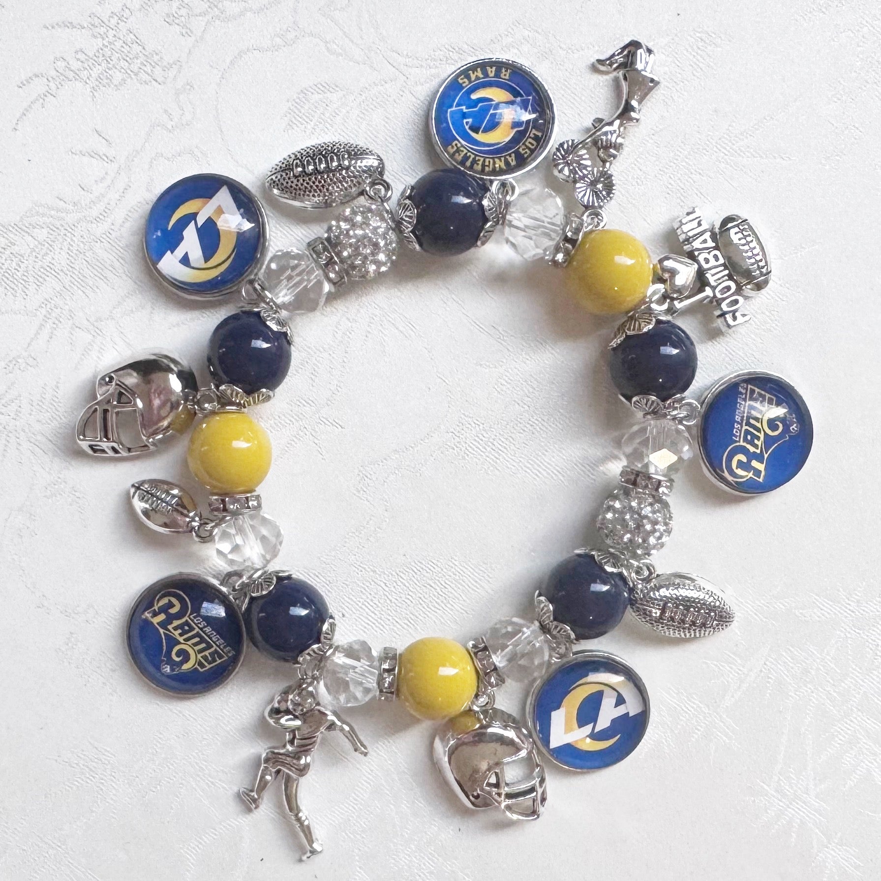 Los Angeles Rams Charm Bracelet