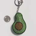 Avocado Rhinestone Keychain