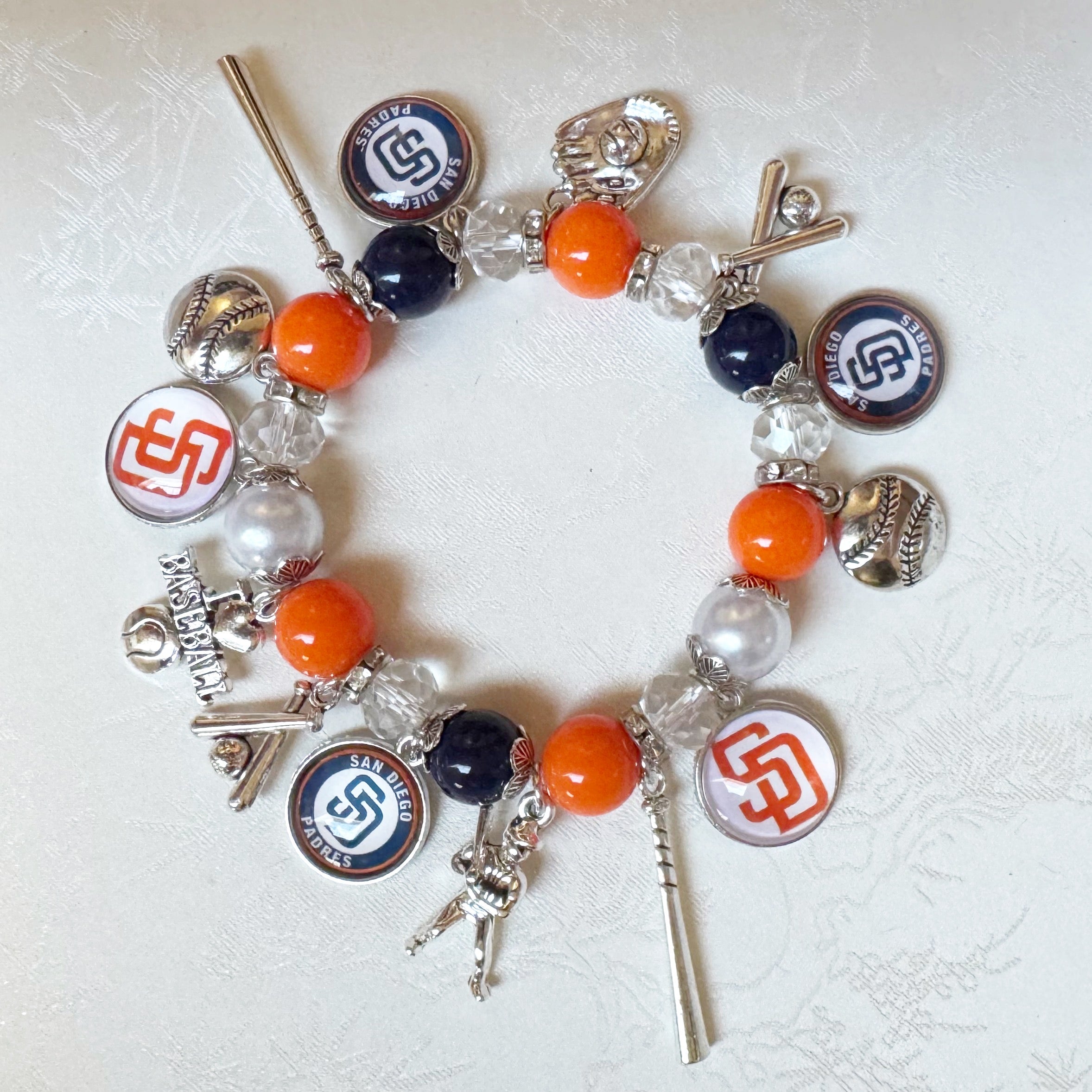 San Diego Padres Charm Bracelet