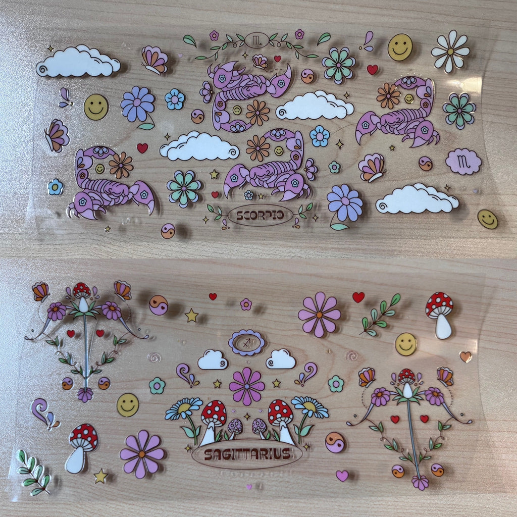 Whimsy Zodiac UVDTF Cup Wrap Bundle