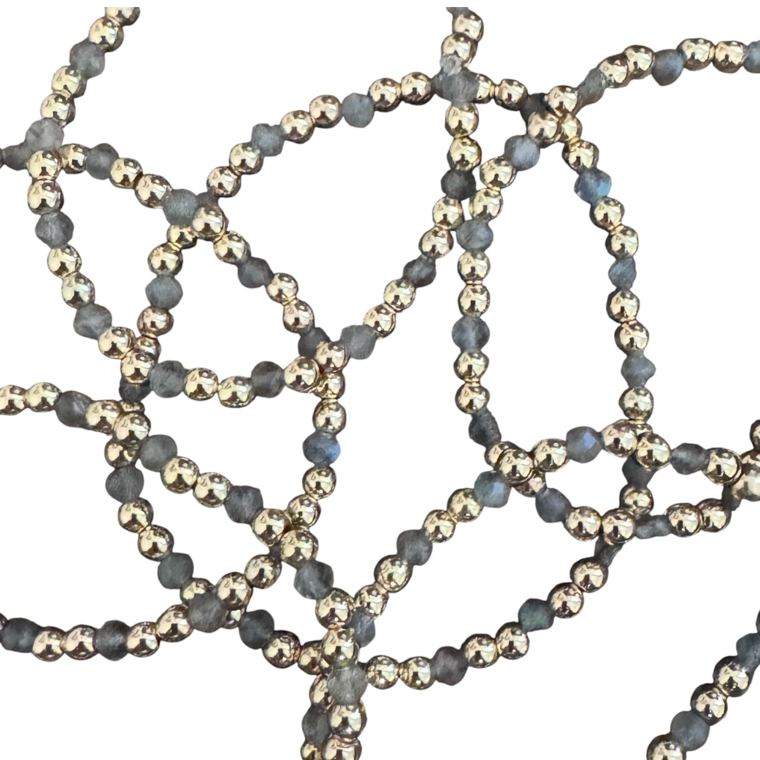 Labradorite Gilded Glimmer Bracelet