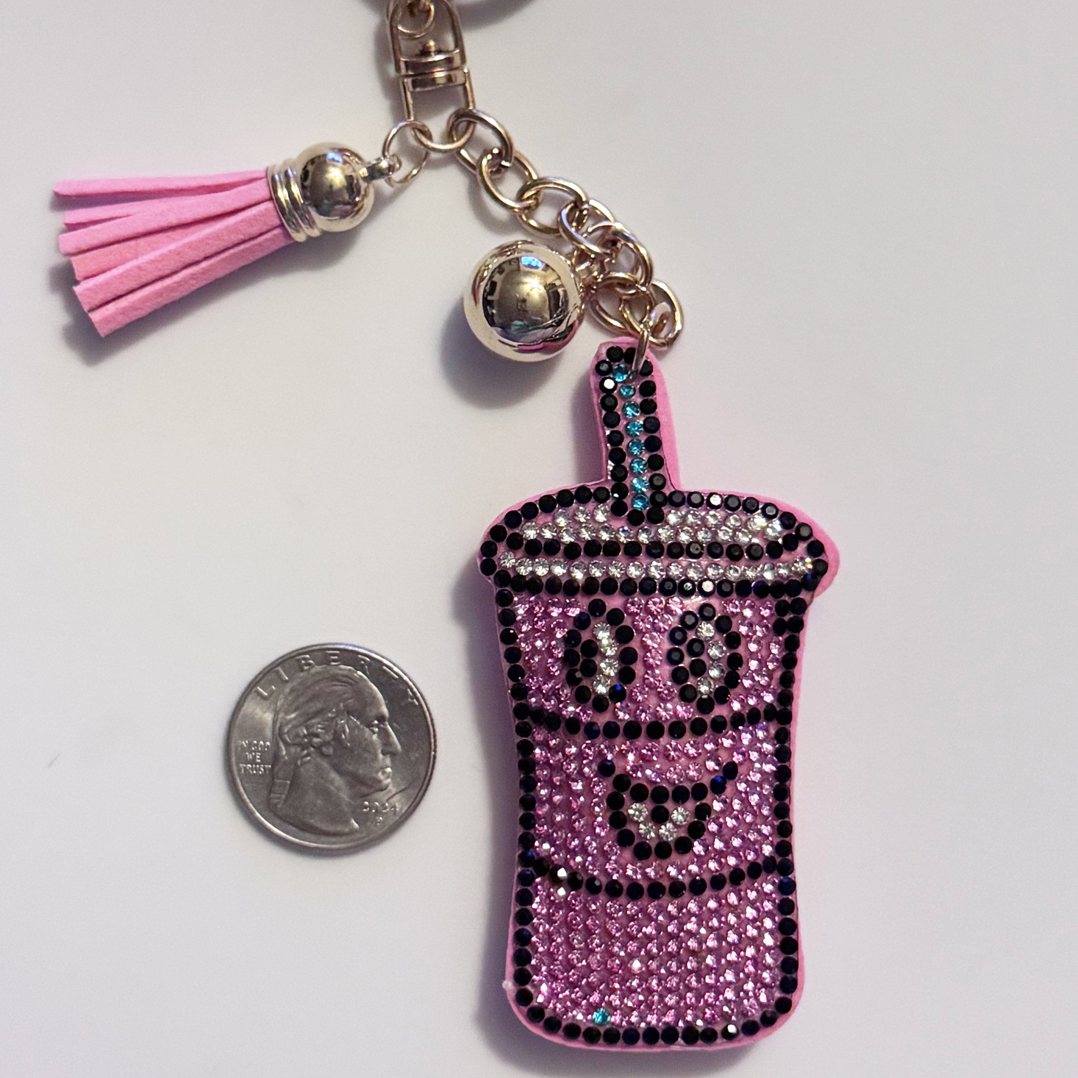 Hydrate Rhinestone Keychain