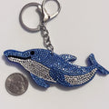 Dolphin Rhinestone Keychain