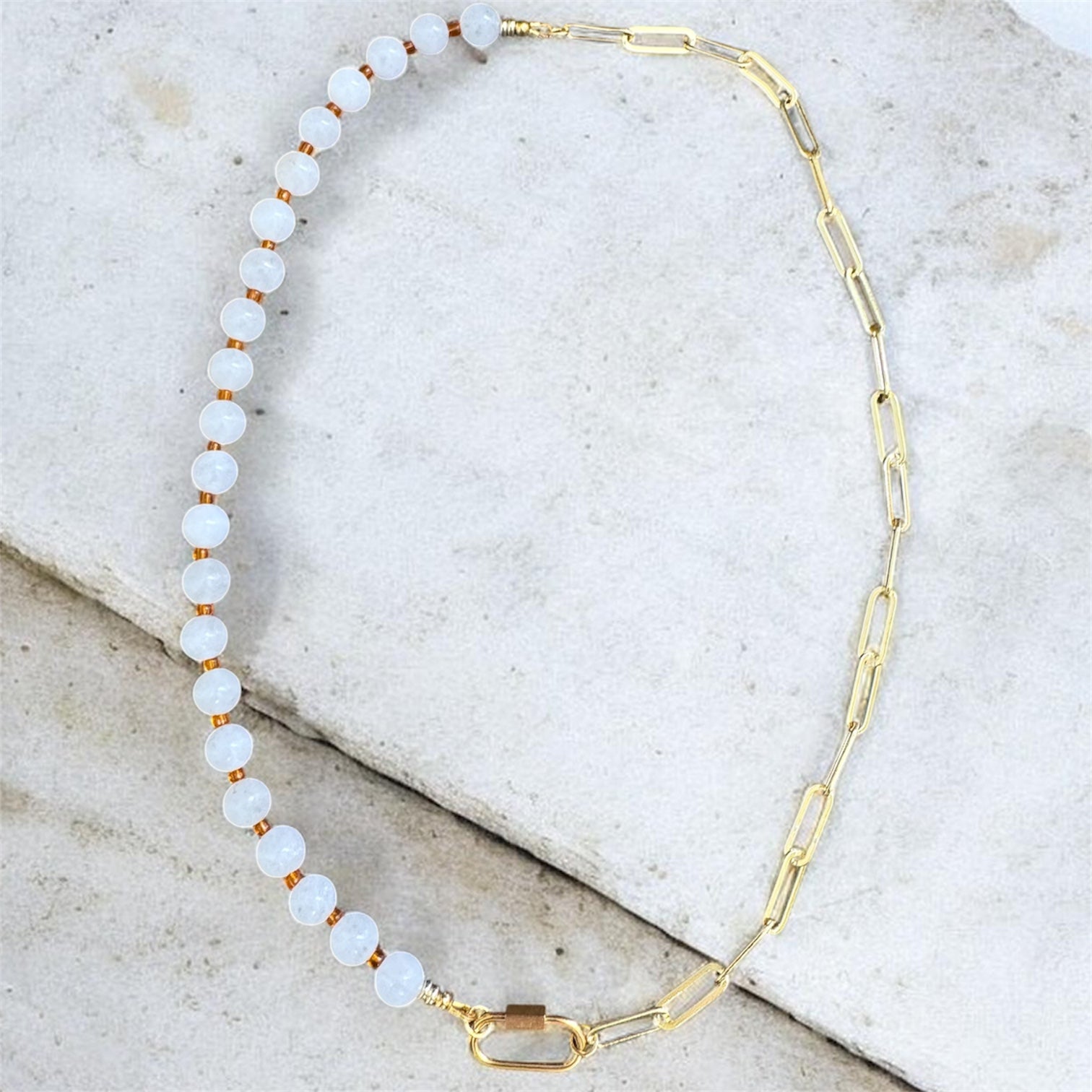 Dichotomy Necklace - Orange
