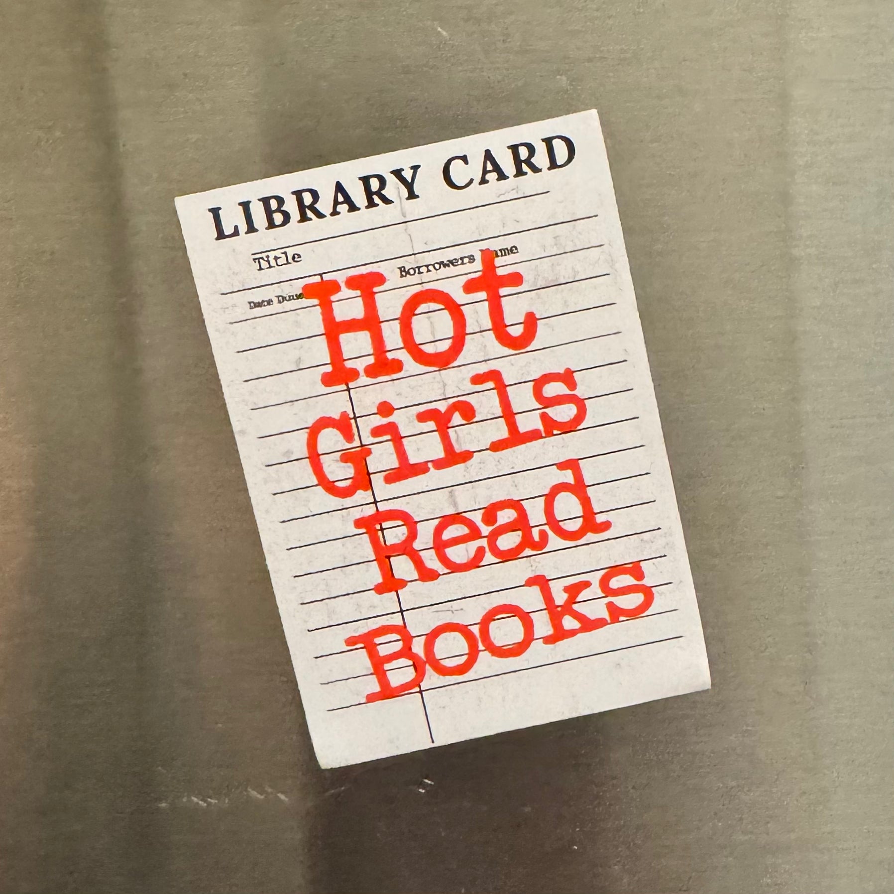 Hot Girls Read Books Magnet