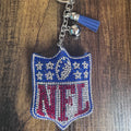 NFL Rhinestone Keychain