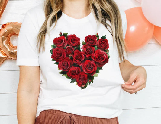 Rose Heart Mystery Crewneck Sweatshirt