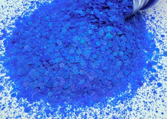 Summer Rain- Blue Pearl Shimmer Chunky Mixed Glitter