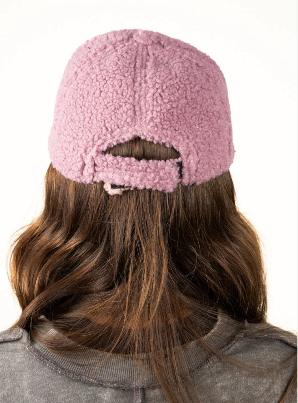 WINTRY WEEKEND PINK TEDDY BEAR CAP