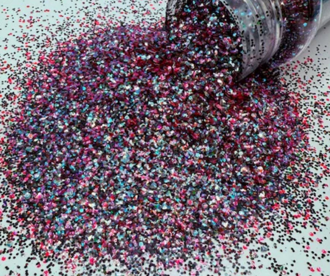 Milky Way- Custom Mixed Holographic Bubble Glitter