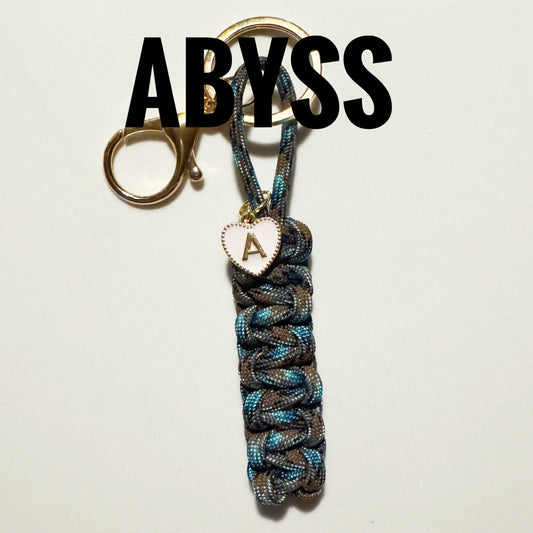 Abyss Personalized Paracord Keychain