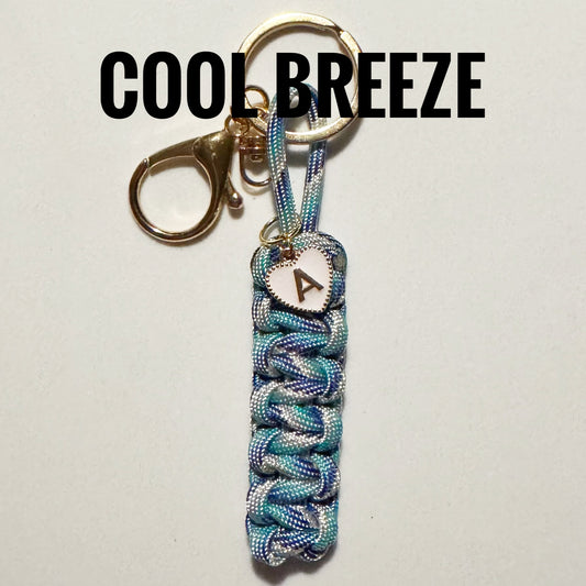 Cool Breeze Personalized Paracord Keychain