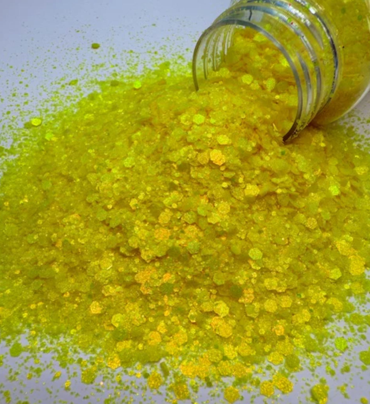 Sunkissed- Yellow Pearl Shimmer Chunky Mixed Glitter
