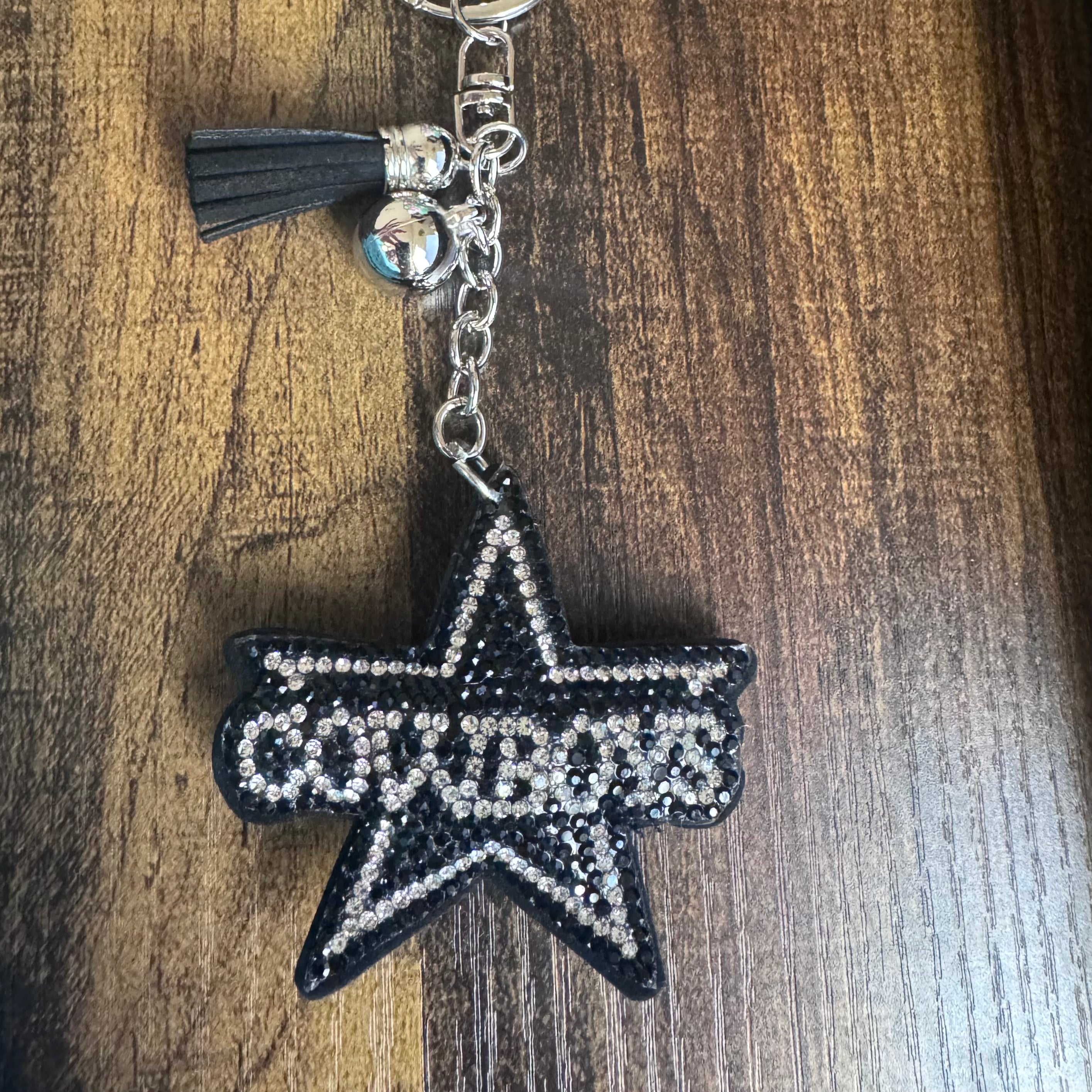 Cowboys Rhinestone Keychain