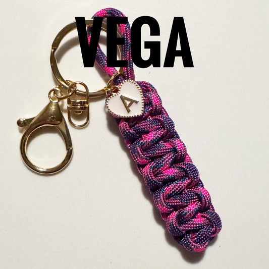 Vega Personalized Paracord Keychain
