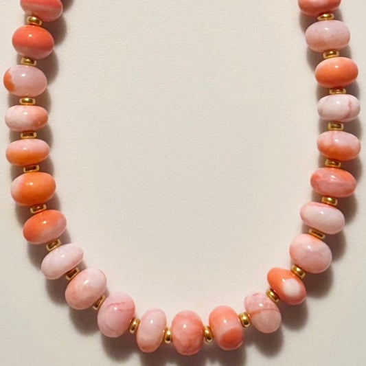 Pinky Coral Opal Dream Charm