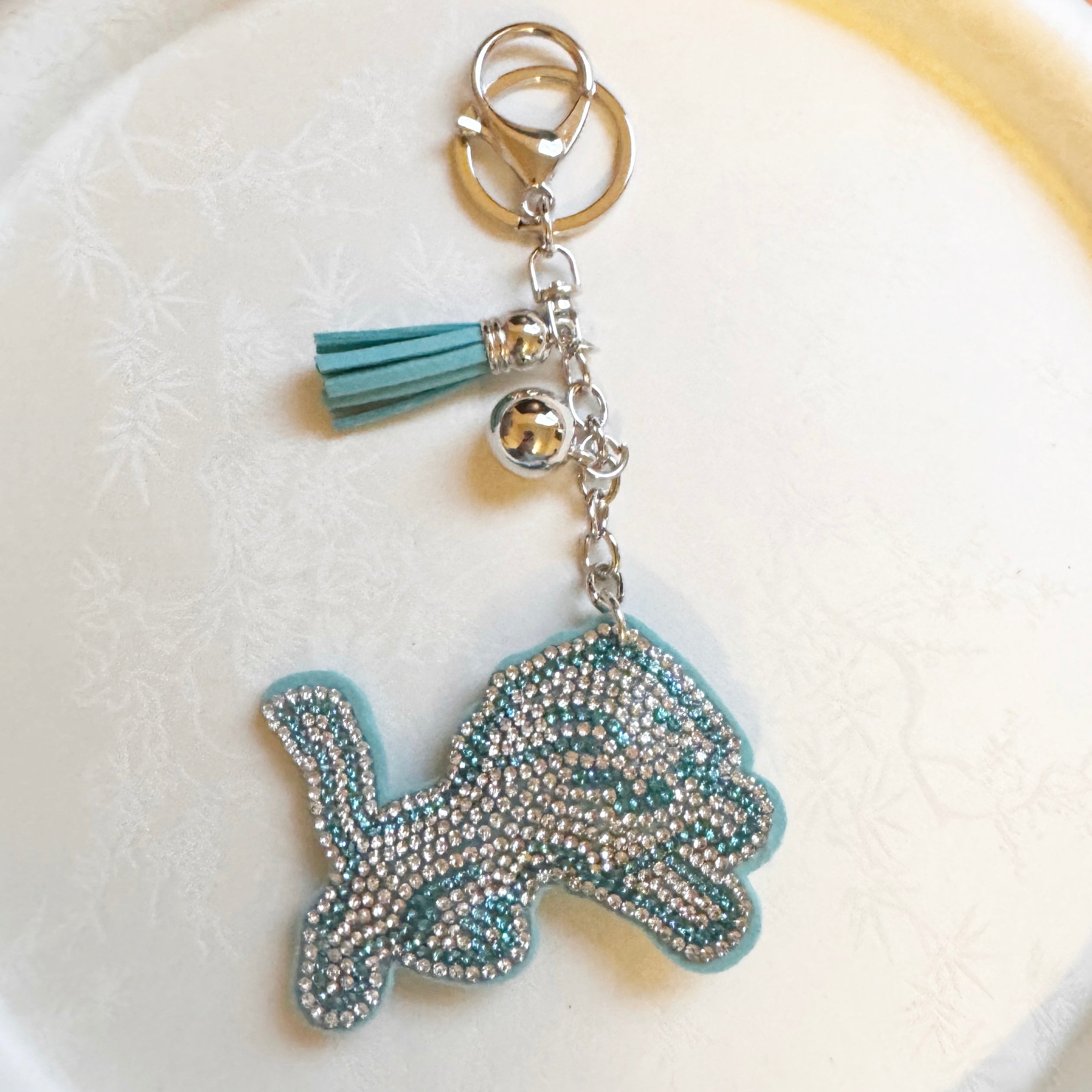Lions Rhinestone Keychain