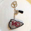 Chiefs Rhinestone Keychain