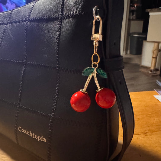Small Cherries Bag Charm