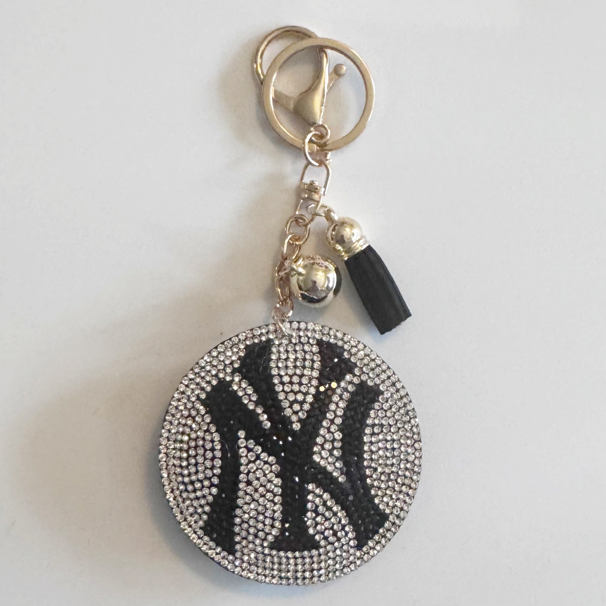 Yankees Rhinestone Keychain