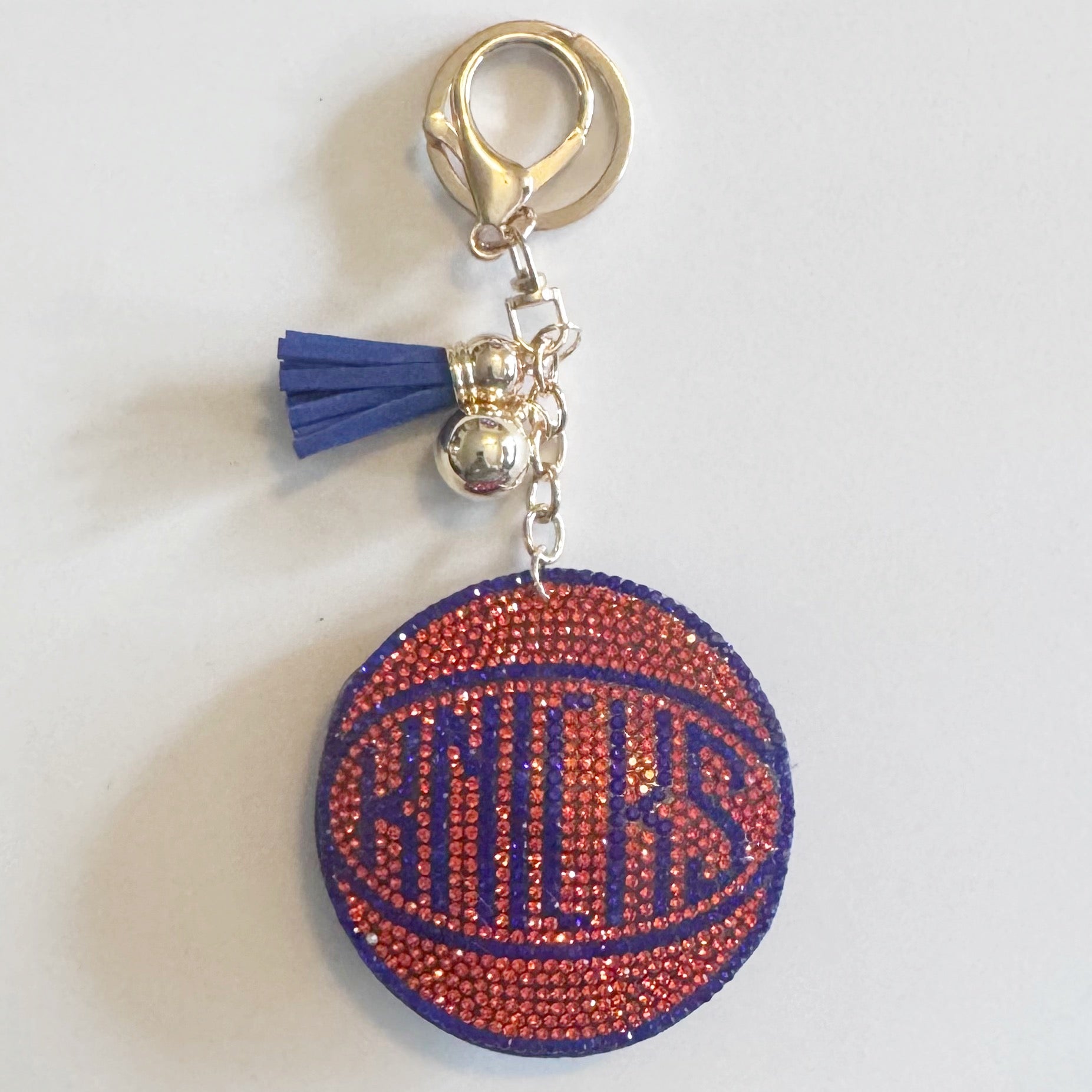 Knicks Rhinestone Keychain