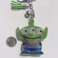 Cute Alien Rhinestone Keychain
