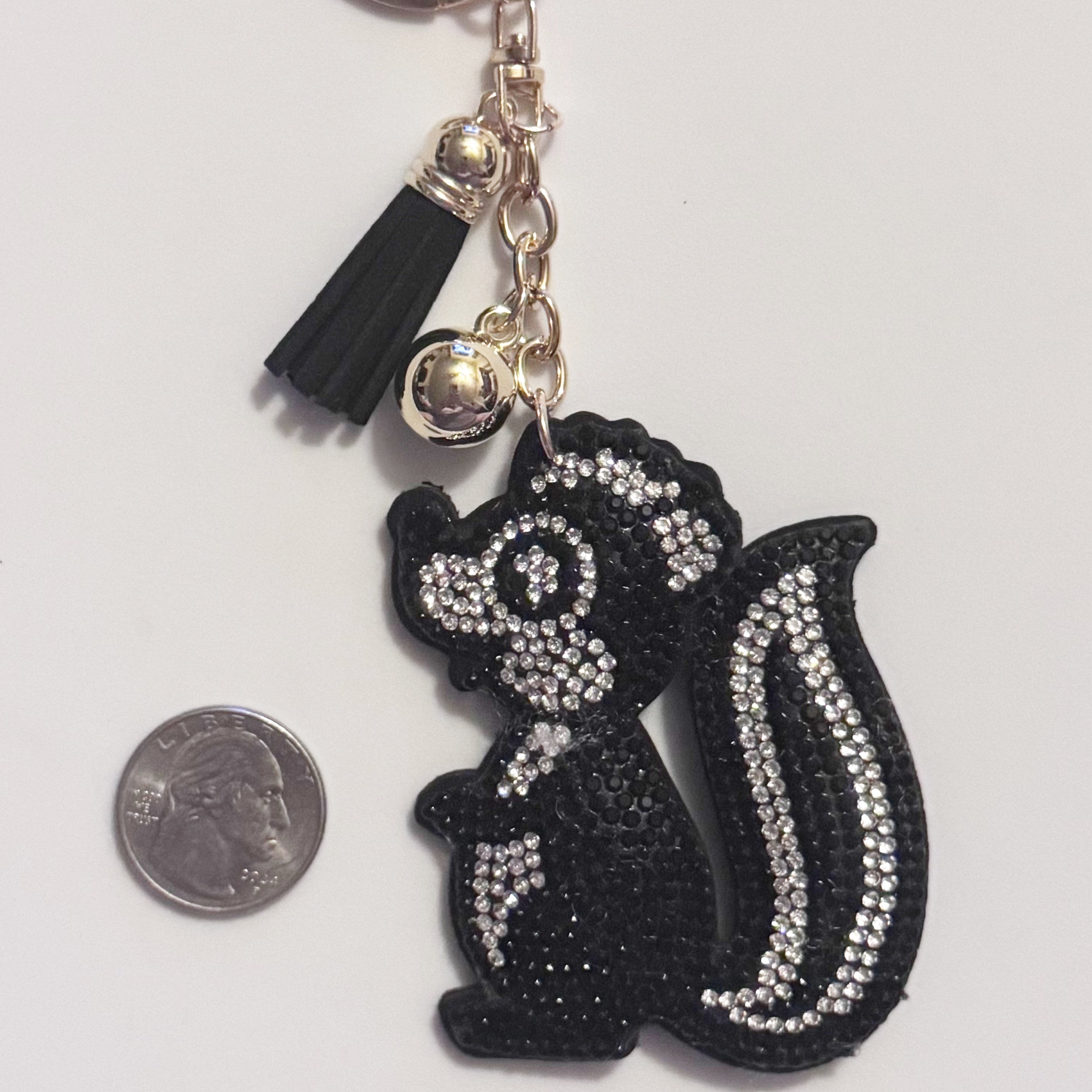 Pepe Rhinestone Keychain