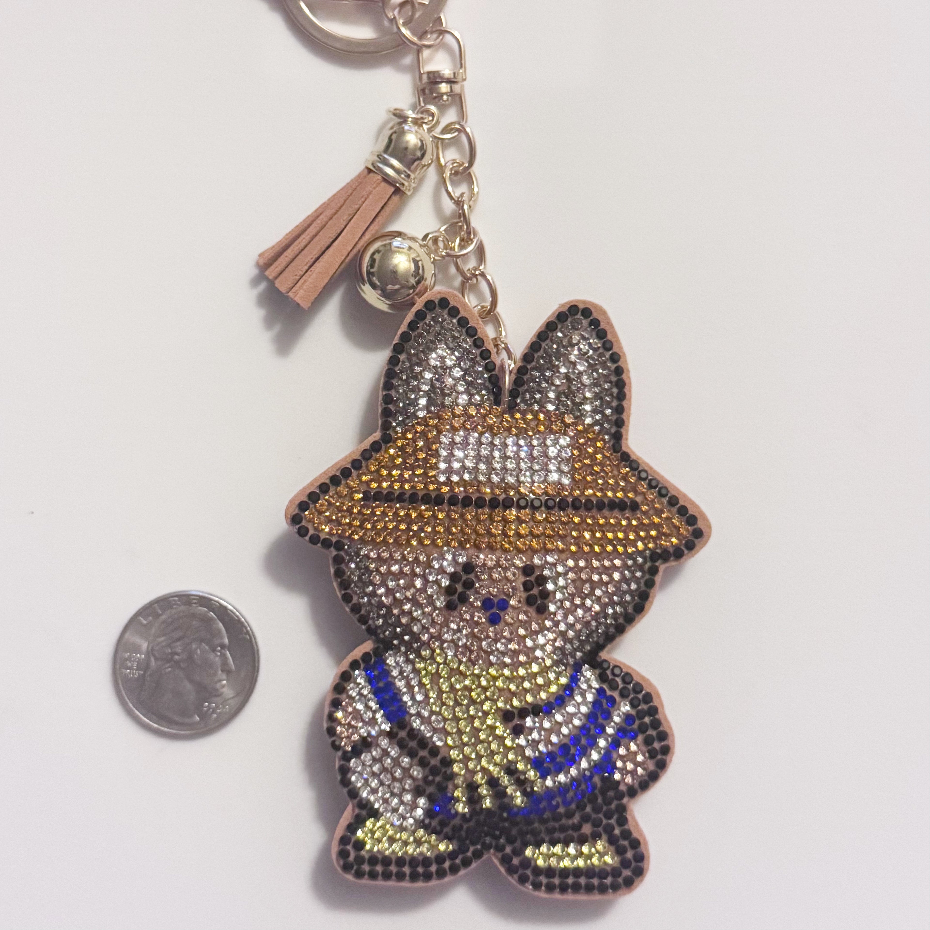 Bubu Rhinestone Keychain