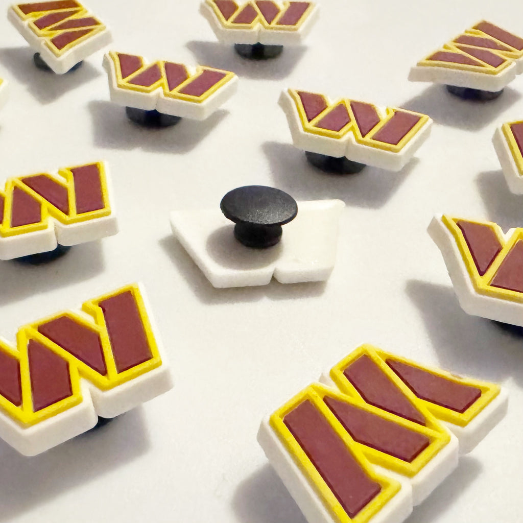 Commanders Shoe Charms