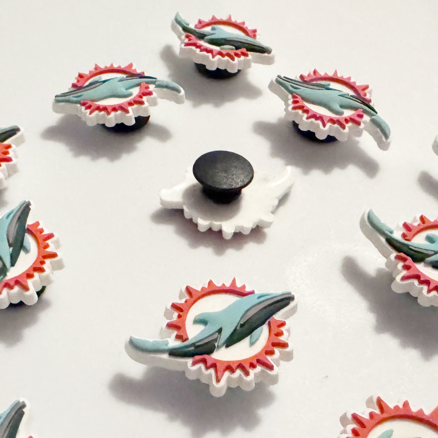 Dolphins Shoe Charms