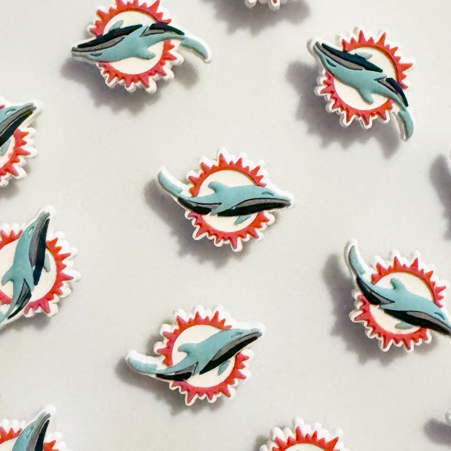 Dolphins Shoe Charms