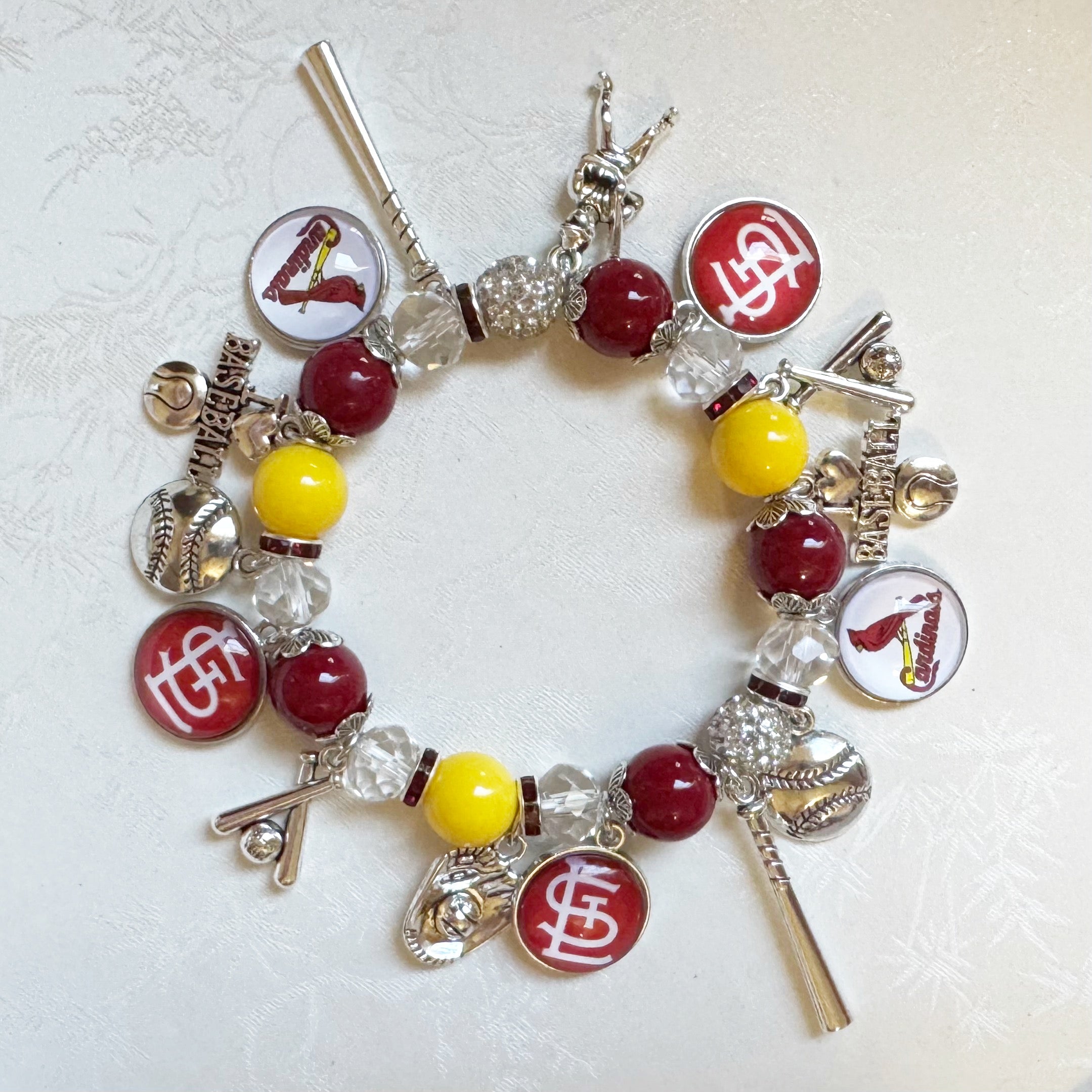 St Louis Cardinals Charm Bracelet