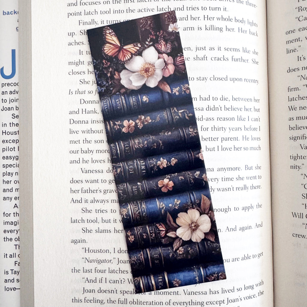 Butterflies and Blooms Bookmark