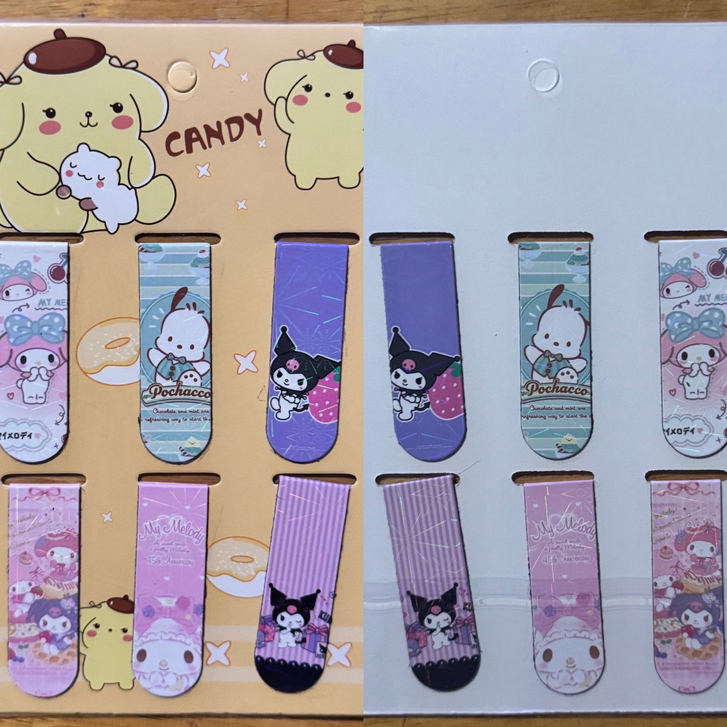 Sanrio Family Magnetic Bookmarks