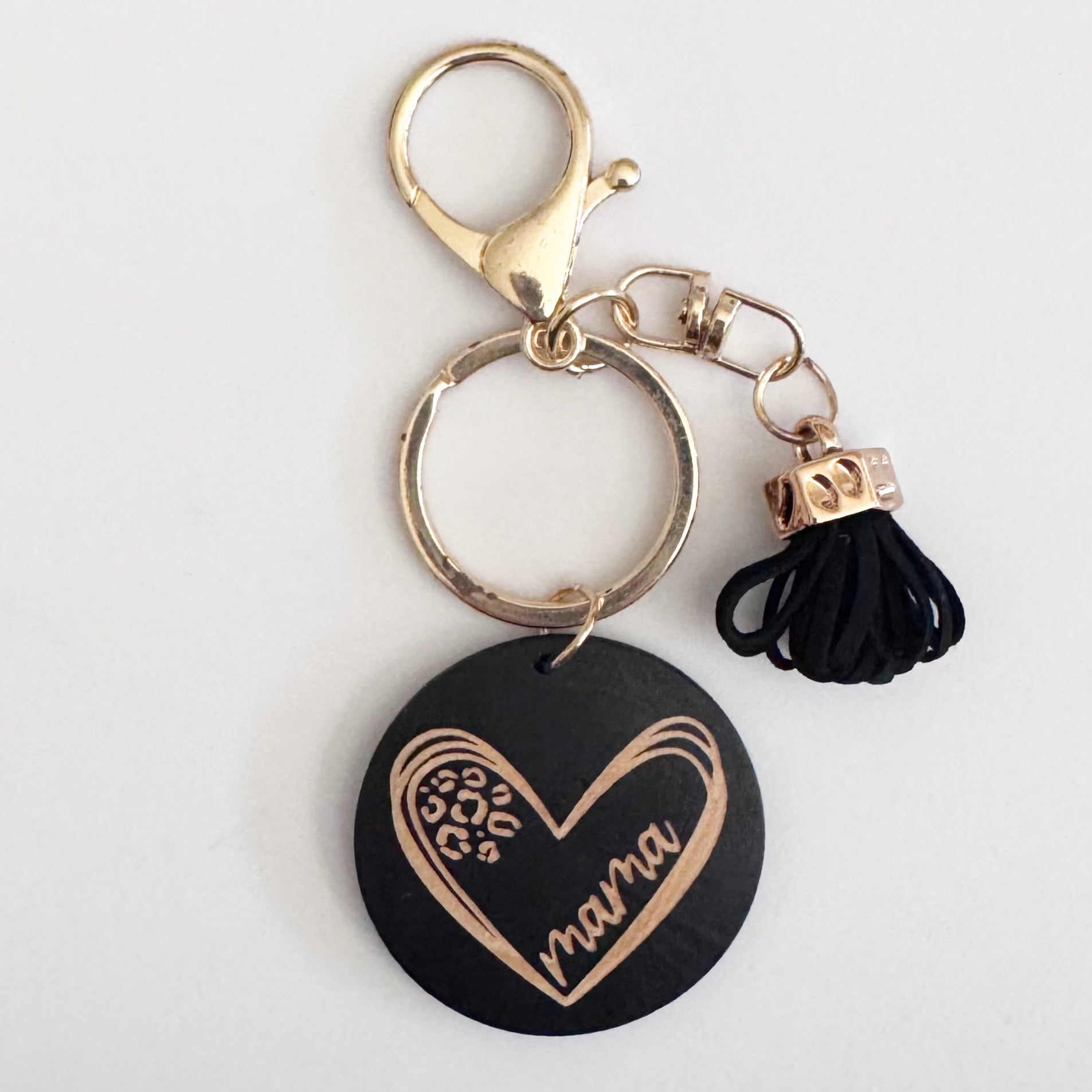 Mama Keychain - Black