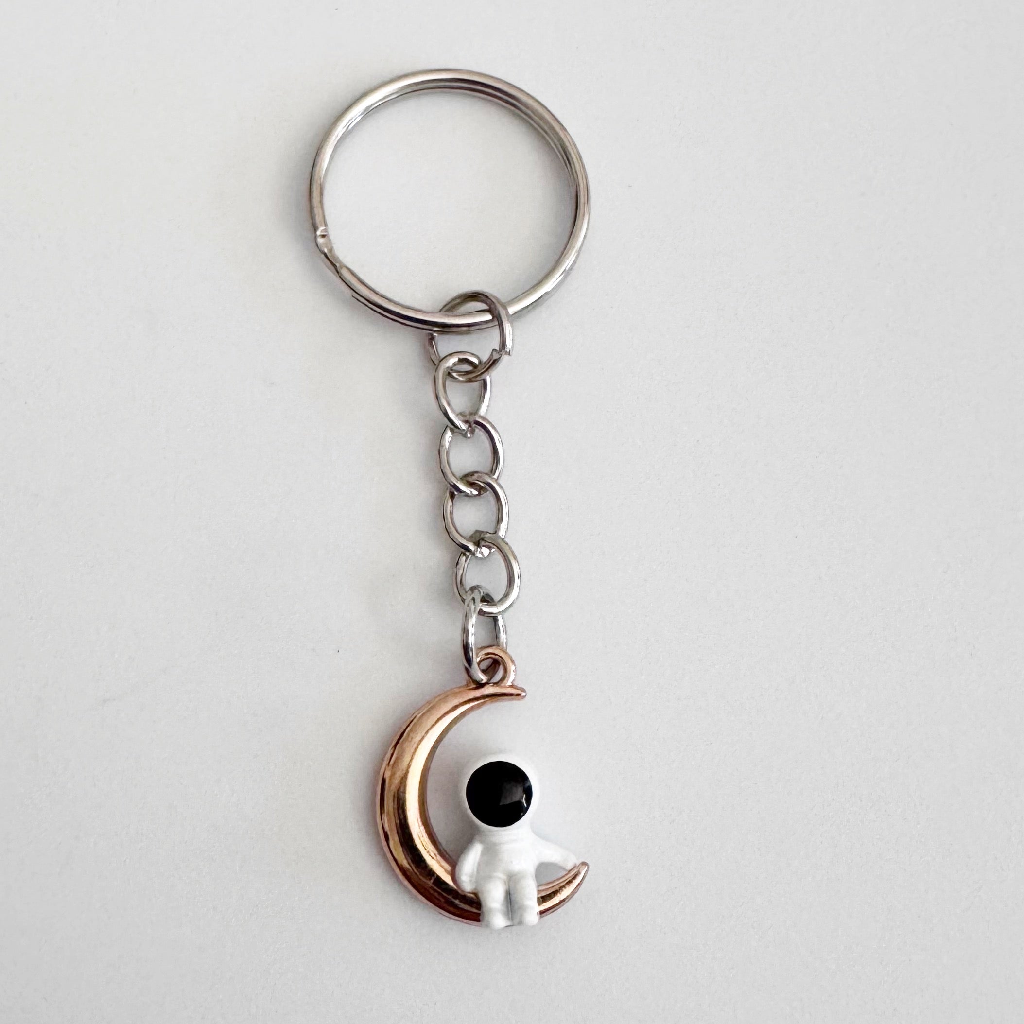 Little Astronaut On The Moon Keychain